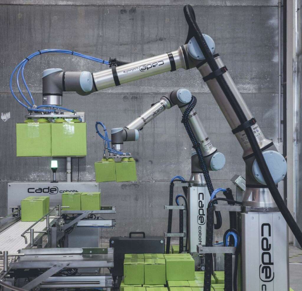 Cobots robots con inteligencia artificial para aplicaciones industriales