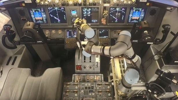 cobot pilotando aviones